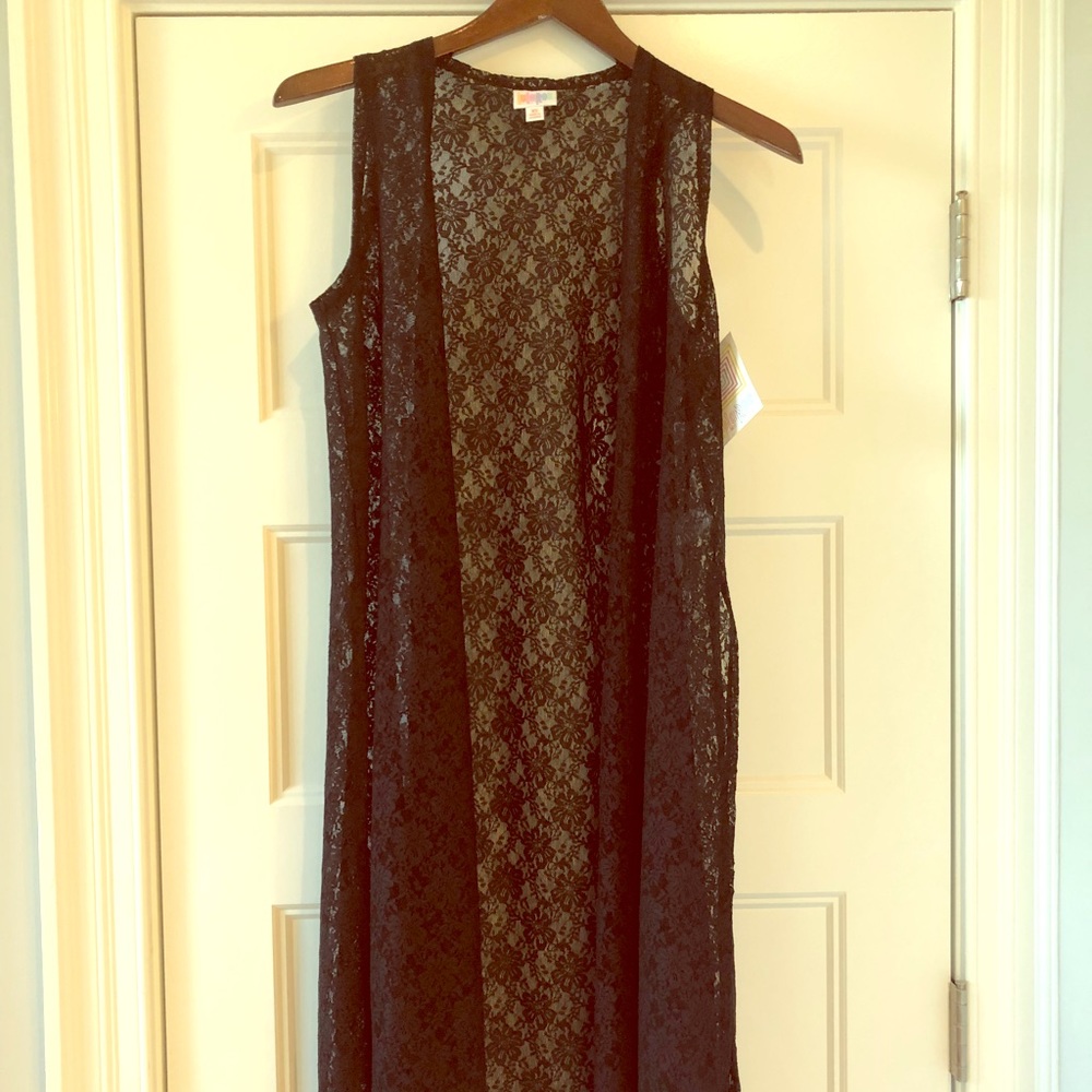 Solid Black Lace Lularoe Joy